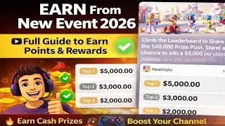 How to Earn from Tiktok New Gaming Event 2026 🔥| Full Points & Rewards Guide | #tiktok