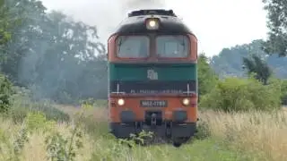 M62-1793 PMT ze składem zdawczym z Sob&oacute;tki Zachodniej