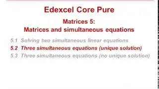 EDX Core Pure: Matrices 5-2