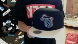 Don C  Snakeskin Mitchell & Ness Miami Heat Snapback selfmade