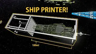 100m Ship Printer Test | Space Engineers