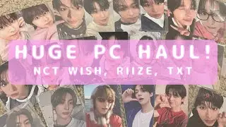 HUGE PC HAIL MERCARI JAPAN UNBOXING!! (NCT WISH, RIIZE & TXT PCS)