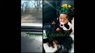 Dolly Lunara Enjoys a Ride on a Texas country road #MourningDoll #DollTherapy #FuneralMemories