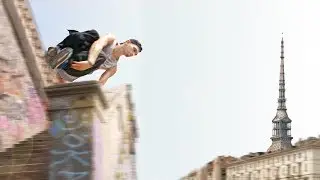 Parkour vs. Time | Late for the train in Turin Italy!
