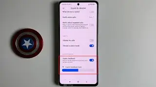 Haptic feedback on Xiaomi 11T Android 11