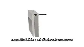 Semi-Automatic Vertical Tripod Turnstile RFID & QR Code Reader Access Control Barrier Gate Turnstile