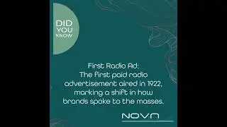 First Radio Ad