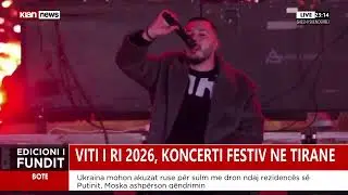 Viti i ri 2026 po vjen, momente nga koncerti festiv në Tiranë