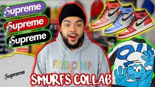 SUPREME x SMURFS RESELL | FW20 WEEK 6 COLLAB