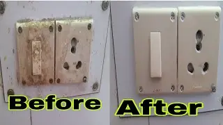 How to clean switch board at home II cleaning Tips