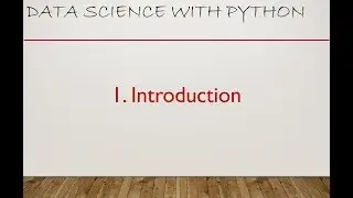 1  Data Science With Python   Introduction
