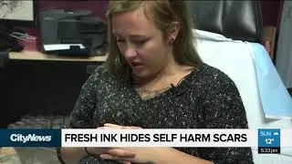 Calgary tattoo artist gives fresh ink to cover cutting scars