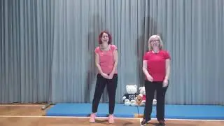 Kinderturnen Bianca & Martina Springm&auml;use Elki Mitmach Lied wenn du.... bist dann