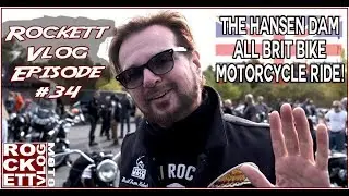 Hansen Dam All Brit Motorcycle Ride - ROCKETT VLOG #34