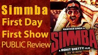 Simmba Movie PUBLIC Review | First Day First Show | Best Action Film Of 2018 | Ranveer Singh