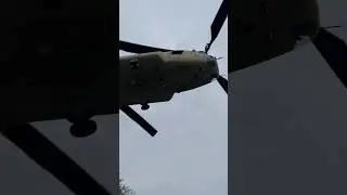 RNLAF CH-47F Chinook helicopter low level&hellip;