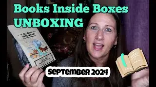 Books Inside Boxes Book Subscription Box UNBOXING Sept 2024 Mystery Book FALL READ