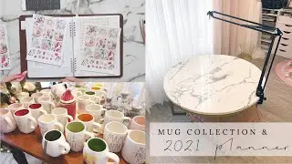 RAE DUNN MUG COLLECTION & 2021 PLANNER | Vlogmas Day 17 | Charmaine Dulak