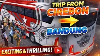 Exciting Bus Journey 🚍 | Trip From Cirebon to Bandung