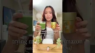 trying Amazon matcha  🍵⭐️ matcharl's 