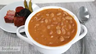 Испанская фасоль с чоризо и морсильей