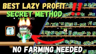 SECRET LAZY PROFIT IN GROWTOPIA 2021‼️321 to 500 WLS [NO FARM] 100% WORKS - GROWTOPIA PROFIT 2021