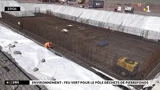 La première pierre du chantier pôle déchets RUN’EVA est posée. Explications