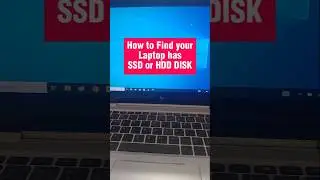 How to Know your Laptop has SSD or HDD Disk in 5 SECONDS