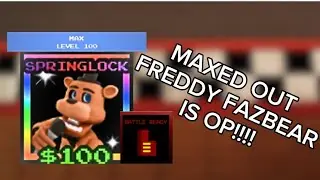 MAXED STATS FREDDY FAZBEAR IS OP!!!! (NTD, Nightshift Tower Defense)
