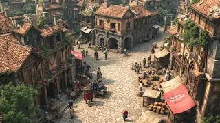 Medieval Fantasy Village Soundtrack - Beautiful Celtic Music for Fantasy World Exploration