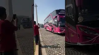 Full Basuri‼️Rombongan mudik Gratis Polri dari Monas