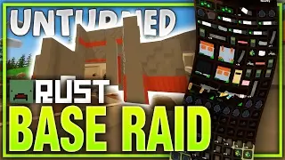 QUADRUPLE BASE RAID! RUSTURNED MOD! (Modded Unturned Base Raids)