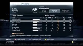 NHL 14 Best Sniper Build ( Fast with Great Puck Control )