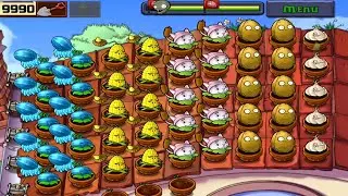 PLANTS VS ZOMBIES | ADVENTURE ROOF |  LEVEL! 1&2 COMPLETED FULL HD GAMEPLAY