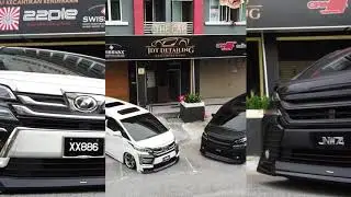 Vellfire 30 Matte Black & Pearl White