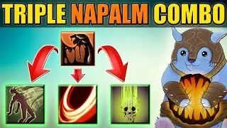 Абузим Механику Sticky Napalm [Тройное Комбо с Напалмом] Дота 2 Абилити Драфт