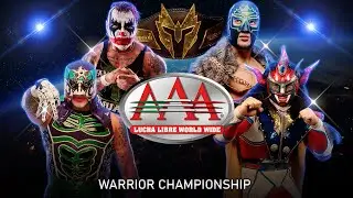 Pentagon VS Pagano VS Soberano Jr. VS Jushin Tiger Liger - Warrior Champion (AAA WWE 2K24)