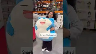 Costco discounted the giant Snorlax and Pikachu #Squishmallows 🤯 they are only $29.99 now! #pokemon