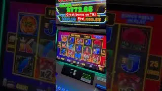 Fantastico bonus di giochi gratuiti su Tiki Fire! #casin&ograve; #gioco d'azzardo #slot #slotmachine