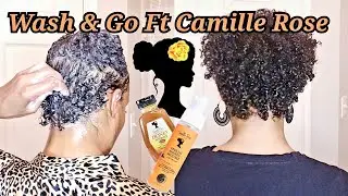Укладка &laquo;Wash And Go&raquo; с использованием продукции Camille Rose на натуральных волосах | Шиба Ренае