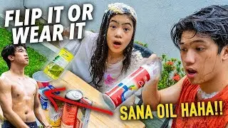 FLIP IT OR WEAR IT CHALLENGE!! (Sana Oil) | Ranz and Niana