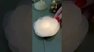 DIY flower lamp🌸 New Flower Lamp idea✨