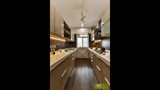 Parallel-Shape Modular Kitchen In 10 x 7 Feet Size In Acrylic
