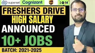 Cognizant Superset Last Date Apply Now | UPS, ION, SBI Jobs For Freshers | Don't Miss