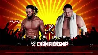 Extreme Rules - Samoa Joe vs Kofi Kingston (WWE 2K18)