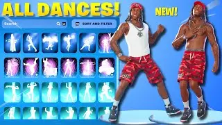 KAI CENAT Skin Showcase On 400+ ORIGINAL Fortnite Dances & TikTok Icon Emotes