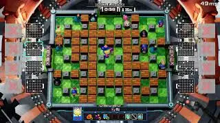 Catching my own bomb - Super Bomberman R Online