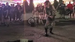 Heavy Metal Busker Full Song Toronto Canada