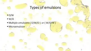 EMULSION_BP403T_COARSE DISPERSION_PHYSICAL PHARMACY ll_2018_CLASS 15