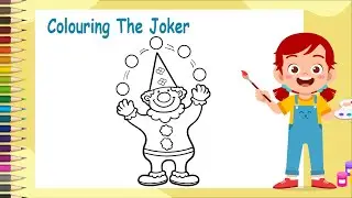 Joker Coloring Page | Coloring Clown | The Coloring Page
